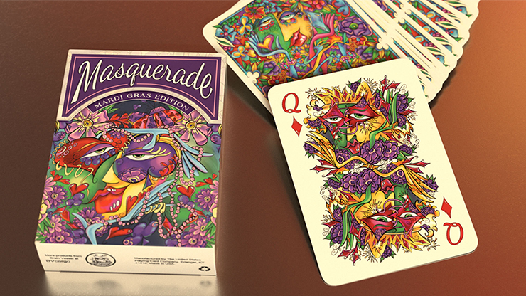 Masquerade Mardi Gras Edition Playing Cards Deck Brand New 