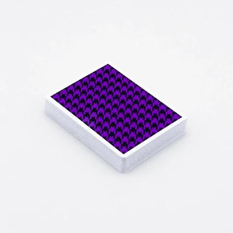 Anyone Worldwide: Purple Houndstooth Playing Cards | X-Decks 