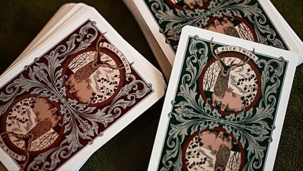Dan and Dave Deck New Antler Playing Cards Maroon Magic Tricks 