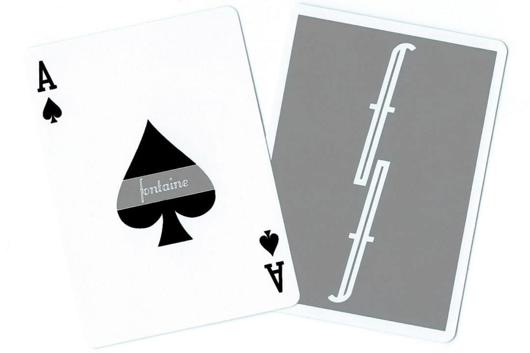 Fontaine: Gray Playing Cards | X-Decks Playing Cards