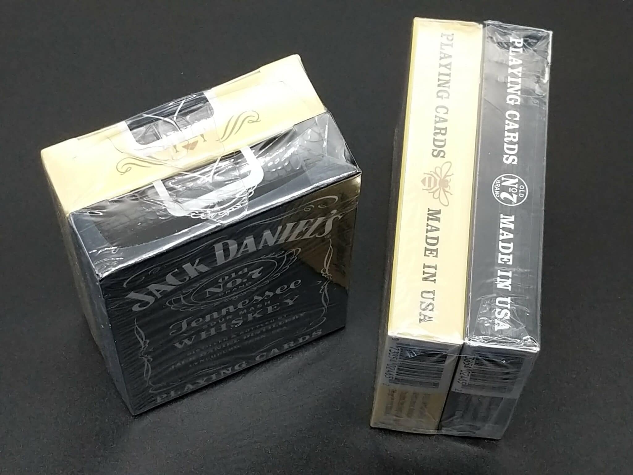 Jack Daniel's Black/Honey Set Playing Cards by USPCC Magic Tricks 