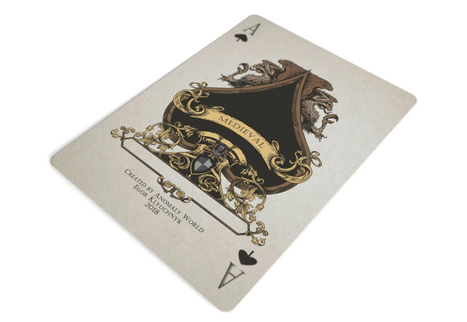 Medieval Gold Playing Cards Deck Brand New 