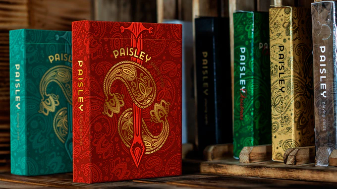 Details about   Paisley Magical Gold Playing Cards by Dutch Card House Company
