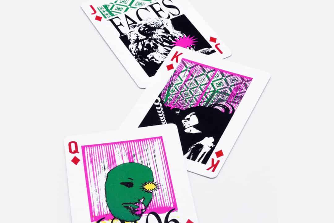 Anyone Worldwide: Purple Checkerboard Showroom Playing Cards | X 